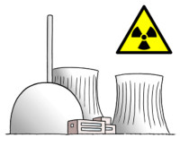 Zeichnung: Atomkraftwerk