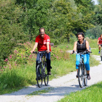 Rinderspacher auf Radltour - der SPD-Landtagsfraktionschef unterwegs in Unterfranken (Kitzingen)