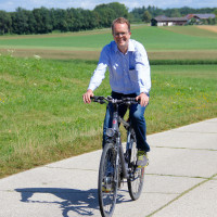 Rinderspacher auf Radltour - der SPD-Landtagsfraktionschef unterwegs in Oberfranken