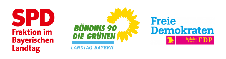 SPD, Grüne, FDP - gemeinsame PM Logos
