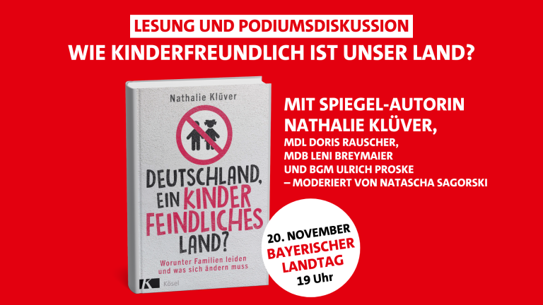 Lesung & Podiumsdiskussion - "Wie kinderfreundlich ist unser Land?"