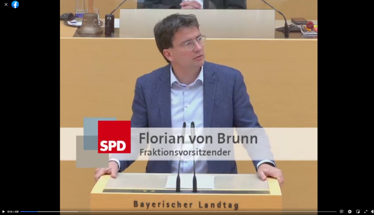 Florian von Brunn_Regierungserklärung