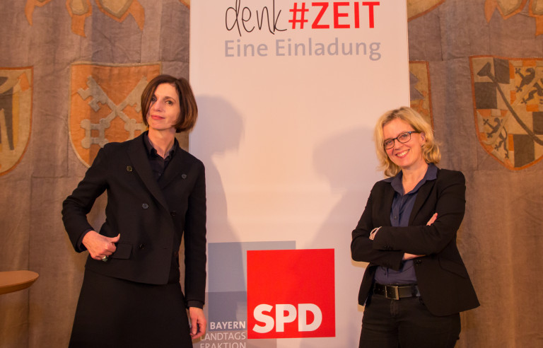 Prof. Dr. Jutta Allmendinger (links) und Natascha Kohnen