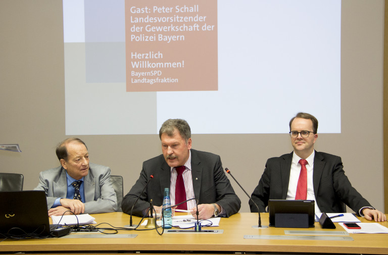 Prof. Dr. Peter Paul Gantzer, Peter Schall und Markus Rinderspacher