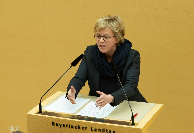 Natascha Kohnen am Mittwoch bei ihrer Rede im Landtag