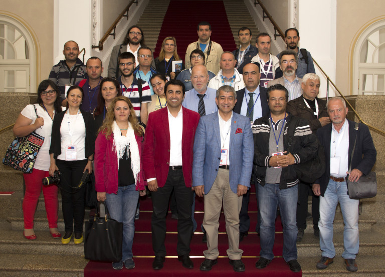 Gruppenfoto Tasdelen mit türkischen Journalisten