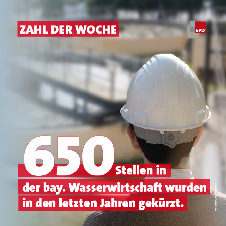 Zahl der Woche Wasserwirtschaft 6.8.21